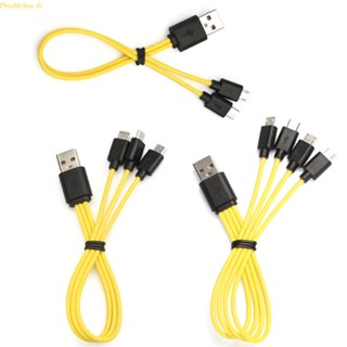 (ลดราคาสูง) Doublebuy 2 in 1 สายชาร์จ Micro USB ชาร์จเร็ว สายชาร์จแท็บเล็ต โทรศัพท์ สายชาร์จ 2in1 Y-Spl