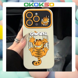 [Okso] ใหม่ เคสโทรศัพท์มือถือแบบนิ่ม กันกระแทก ลายการ์ตูนการ์ฟิลด์ สําหรับ OPPO Reno9 Reno8 Reno7pro reno6 5