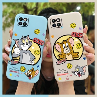 Skin feel silicone Simplicity Phone Case For Samsung Galaxy A22 5G/SM-A226B/A22S Cartoon cute Lens bump protection