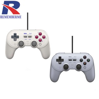 [rememberme.th] จอยสติ๊กควบคุมเกม แบบใช้สาย 8BitDo Pro 2 สําหรับแล็ปท็อป NS