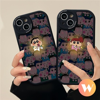 เคสนิ่ม ลายการ์ตูนชินจังน่ารัก สําหรับ Oppo A96 A9 A3S A12 A76 A5 A15 A17K A16 A57 A7 A54 A95 A17 A78 A55 A1K A5s A58 A74 A31 A16K A53 A77s A16E A92 Reno 5F 8T 7Z 5 เคส