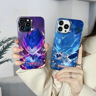 ระดับไฮเอนด์ เคสแข็ง เคสไอโฟน iPhone 15 Pro Max iPhone 14 Pro Max iPhone 13 Pro Max iPhone 12 Pro Max iPhone 11 Pro Max Cartoon Cool ดราก้อนบอล Dragon Ball Vegeta &amp; Son Goku