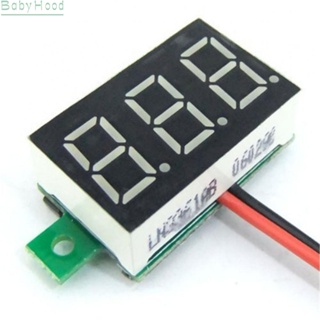 【Big Discounts】0.36 inch LED Digital 2-line DC Voltage Table Red Blue Green DC4.5-30V Voltmeter#BBHOOD