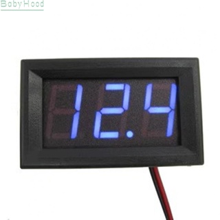 【Big Discounts】0.56 inch LED Digital 2-line DC Voltage Table Red Blue Green DC4.5-30V Voltmeter#BBHOOD