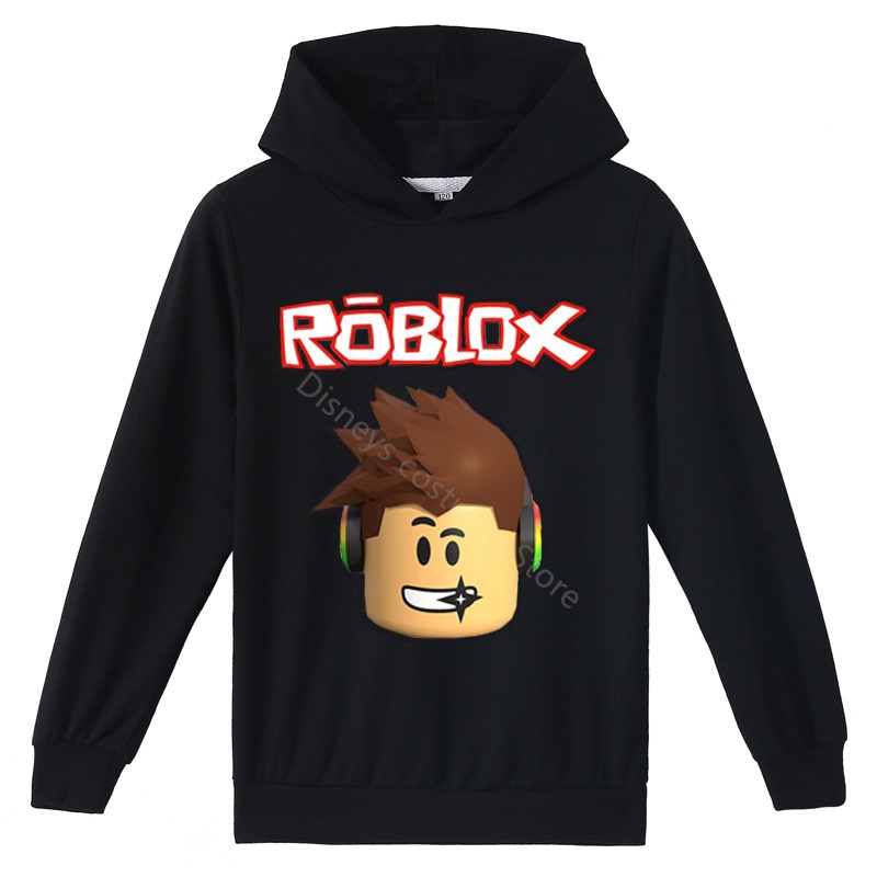Robloxing เสื้อกันหนาวลําลอง มีฮู้ด พิมพ์ลายการ์ตูน แฟชั่นฤดูใบไม้ผลิ ฤดูใบไม้ร่วง สําหรับเด็กผู้ชาย และเด็กผู้หญิง
