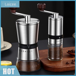 [Laicee.th] เครื่องบดกาแฟเซรามิค สเตนเลส พร้อมมือหมุน