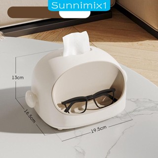 [Sunnimix1] กล่องกระดาษทิชชู่ กันลื่น ประหยัดพื้นที่ สําหรับห้องน้ํา เคาน์เตอร์ บ้าน