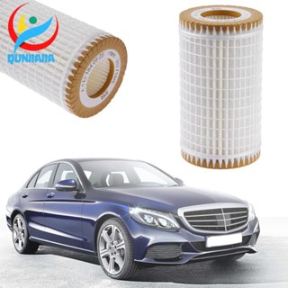 [qunjiajia.th] ไส้กรองน้ํามันเครื่องยนต์ สําหรับ Mercedes-Benz C CL CLK CLS E G GL GLK ML 0001802609