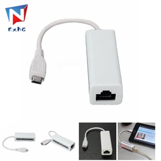 อะแดปเตอร์แปลงสายเคเบิล Micro USB 2.0 5P เป็น RJ45 สําหรับแท็บเล็ต PC