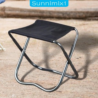 [Sunnimix1] เก้าอี้ตั้งแคมป์กลางแจ้ง ทนทาน สําหรับเดินป่า ท่องเที่ยว สวน