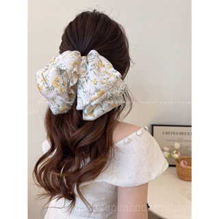 0818-YWSN Sweet Bow Spring Clip Summer New Clip Headdress Hairpin Womens Back Spoon High Skull Top Hair Ornament D7RM