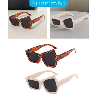 [Sunnimix1] แว่นตากันแดดแฟชั่น น้ําหนักเบา สําหรับปาร์ตี้ คอสเพลย์ ชายหาด กลางแจ้ง