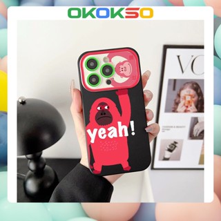 [Okso] ใหม่ เคสโทรศัพท์มือถือแบบนิ่ม กันกระแทก ลายการ์ตูนกอริลล่า สําหรับ OPPO Reno9 Reno8 Reno7pro reno6 5