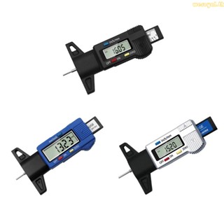 Weroyal เครื่องวัดความลึกดอกยางดิจิทัล 0-25 หน้าจอ LCD ขนาด 4 มม.