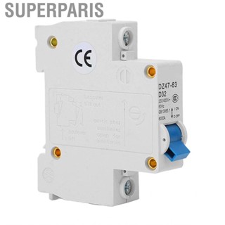 Superparis DIN Rail Miniature Circuit Breaker Current 230V 400V 32A 6000A Breaking