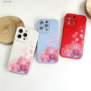 VIVO Y20 Y20i Y20S G Y12S Y12A Y17 Y15 Y12 Y16 Y19 Y91 Y95 Y91C Y1S 2021 เคสวีโว่ สำหรับ Flower เคส เคสโทรศัพท์