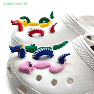 Greatshore จี้หัวเข็มขัด PVC รูปการ์ตูนน่ารัก สําหรับตกแต่งรองเท้าเด็ก