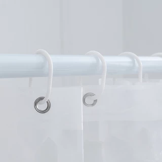 ม่านห้องน้ำ สีใส แบบใส กันน้ำ Shower curtain EVA 180x180cm/180x200cm Thicker Plastic