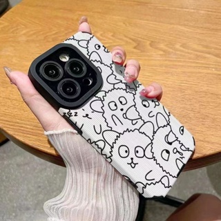 เคสโทรศัพท์มือถือ แบบนิ่ม กันกระแทก ลายแกะ สําหรับ Apple Iphone 13Pro 14Pro 11 Xsmax 12Pro 8P