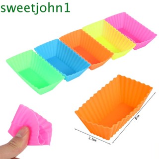 Sweetjohn ถ้วยอบขนม คัพเค้ก ช็อคโกแลต มัฟฟิน เกรดอาหาร สุ่มสี