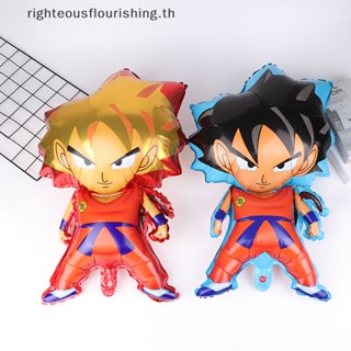 Righteousflourishs.th ใหม่ ลูกโป่งยางฟอยล์ ลายอนิเมะ Dragon Ball Z สําหรับตกแต่งปาร์ตี้วันเกิดเด็ก