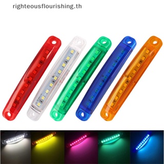 Righteousflourishs.th ใหม่ หลอดไฟหรี่ LED 9 SMD 24V 12V แรงดันไฟฟ้ากว้าง สําหรับรถบรรทุก รถพ่วง 2 ชิ้น