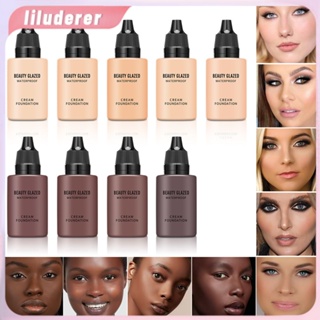 Sace Lady Sl258 Liquid Foundation รองพื้นชนิดน้ำ คอนซีลเลอร์ธรรมชาติ 24h Lasting Moisturizing Waterproof Sweat 20ml HO