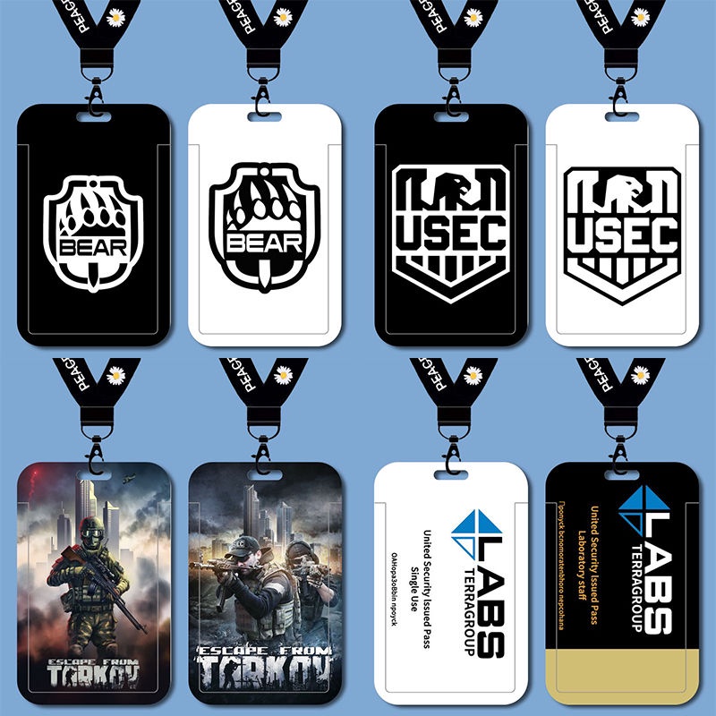 Escape from Tarkov Custom Student ID Card Holder Campus Card Factory Work ID Card Cover Subway Card 
