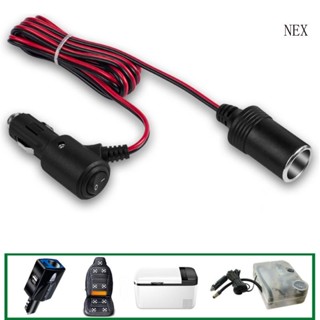 Nex 12V24V ซ็อกเก็ตขยายสายไฟ อุปกรณ์เสริมรถยนต์