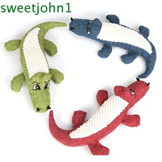 Sweetjohn ของเล่นตุ๊กตา ทําความสะอาดฟัน สําหรับสัตว์เลี้ยง สุนัข แมว