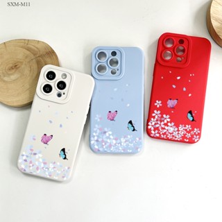 Samsung Galaxy M11 M12 เคสซัมซุง สำหรับ Butterfly เคส เคสโทรศัพท์