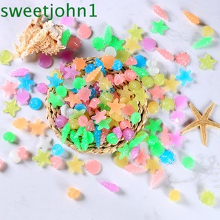 Sweetjohn เปลือกหอยประดิษฐ์ สีสันสดใส สําหรับตกแต่งตู้ปลา ทางเดิน กรวด