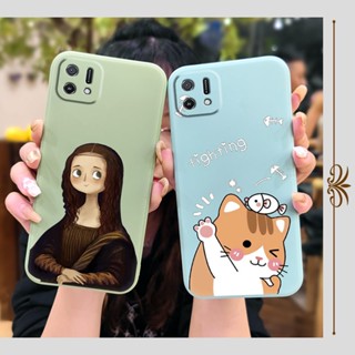 Solid color Anti-fall Phone Case For OPPO A16K protective case cute phone case Cartoon Simplicity Back Cover