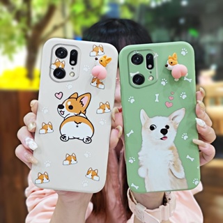 soft shell Three-dimensional doll Phone Case For OPPO Find X5 Pro Anti-fall Simplicity Skin-friendly feel Cartoon