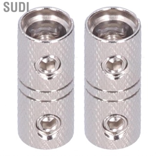 Sudi Audio Cable Coupler  Nickel Plated Finish Power Cord Terminal 4 Gauge Input Output for Car Modification