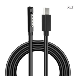 Nex สายชาร์จเชื่อมต่อกับ Type C สําหรับแล็ปท็อป Surface Pro 1 2RT