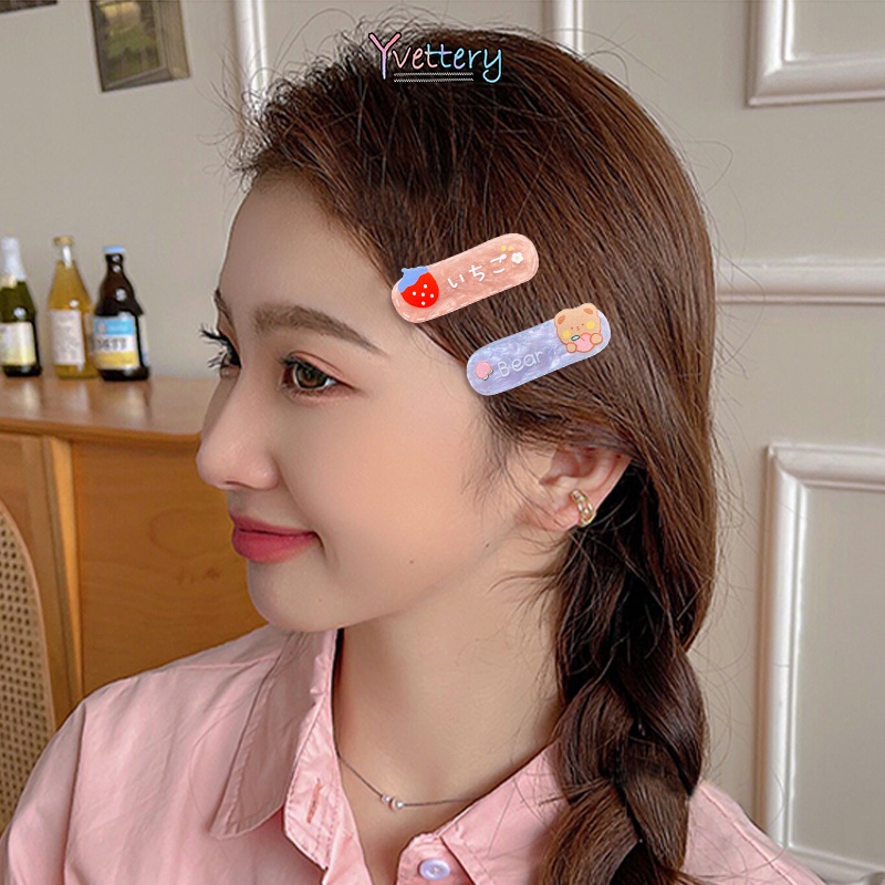 Y❤️พร้อมส่ง-กิ๊บติดผมเล็กน่ารักๆการ์ตูนเด็กผู้หญิงไปโรงเรียนเกาหลีเครื่องประดับผม-เก็บเงินปลายทาง