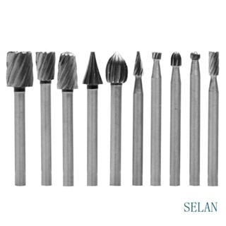 Sel ตะไบเจียรไฟฟ้า สําหรับเครื่องแกะสลักไม้ 10 ชิ้น