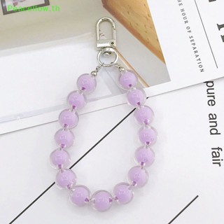 Peacellow สายคล้องโทรศัพท์มือถือ ประดับลูกปัด ทรงกลม สไตล์หวาน กันตก ไซส์ L
