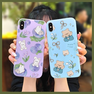 Liquid silicone shell Lens package Phone Case For iphone XS max Back Cover Simplicity Skin feel silicone Cartoon