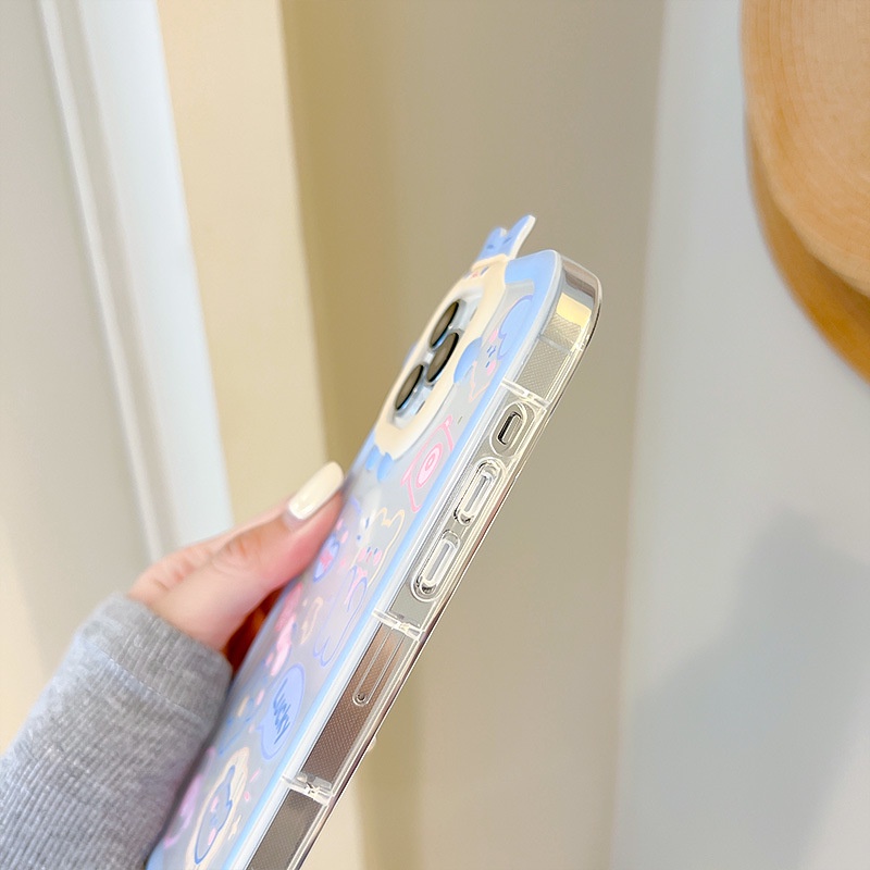 เคสโทรศัพท์มือถือ แบบนิ่ม ลายการ์ตูนสตรอเบอร์รี่ และเค้ก รูปที่ 7