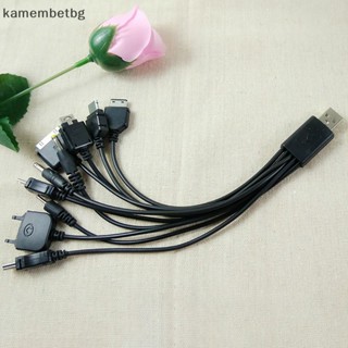 Kamembetbg 10 in 1 สายชาร์จ USB สําหรับ Motorola Samsung LG