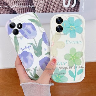 เคส Phone Case Realme C53 C55 C35 C33 C31 C30s C30 C21Y C25Y C21 C20 ใหม่ เคสโทรศัพท์มือถือ กันกระแทก ปิดด้านหลัง ลายดอกไม้ เรียบง่าย สําหรับ