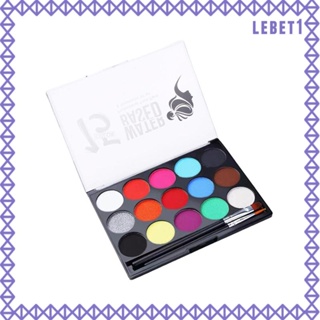 [Lebet] ชุดพาเลทสีเพ้นท์ร่างกาย 15 สี สําหรับคอสเพลย์ เทศกาลปีใหม่