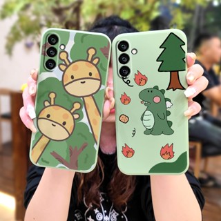 Cartoon Solid color Phone Case For Samsung Galaxy A24/SM-A245F Lens bump protection Camera all inclusive cat Anti-fall cute