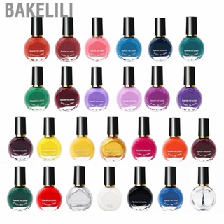 Bakelili 10ml Saturated Bright Color Elegant Style Quick Drying Long Lasting Fast Dry