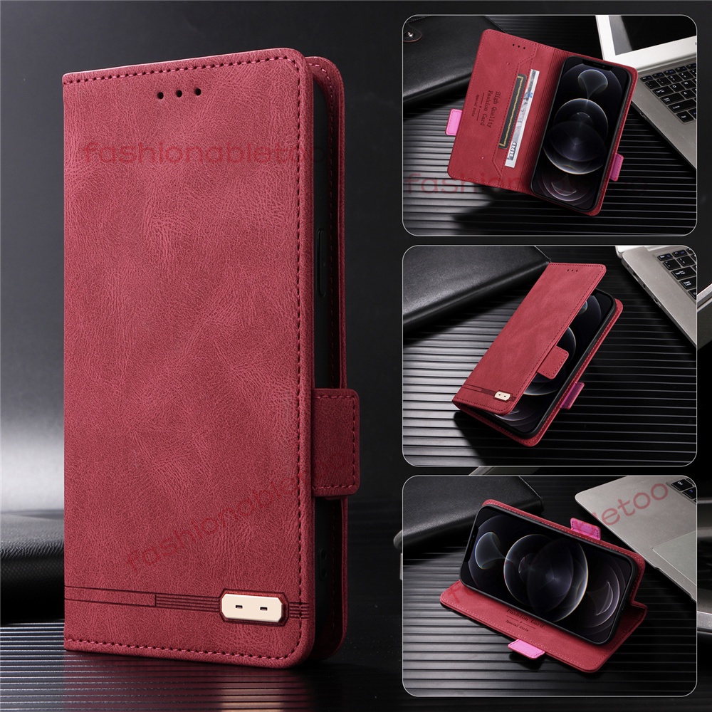เคสโทรศัพท์มือถือหนัง ฝาพับแม่เหล็ก กันกระแทก พร้อมช่องใส่บัตร สําหรับ Honor X9B X9A X8A X7A X6A X 9B X9 B X 9A X 8A X 7A X 6A HonorX9B HonorX9A HonorX8A HonorX7A HonorX6A 2023 ราคา ถูกที่สุด ดีลบีเคเค แกลเลอรีภาพที่ 3