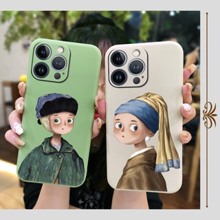 Back Cover Cartoon Phone Case For iphone 13 Pro Max cat Camera all inclusive phone case Skin feel silicone cute Lens package