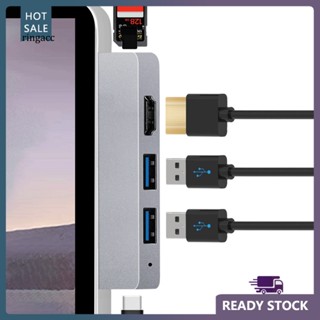 Rga แท่นวางการ์ด USB 6 พอร์ต Type-C USB20 30 HDMI แบบพกพา สําหรับ Surface Pro 8