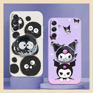 Cartoon Liquid silicone shell Phone Case For Samsung Galaxy M54 5G/SM-M546B cute quicksand Simplicity Skin feel silicone